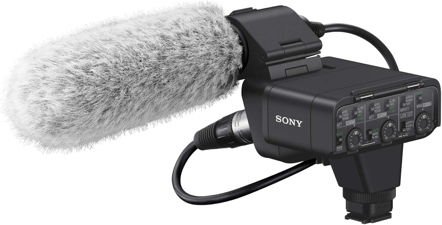 Sony Digital XLR Adaptor Kit with Microphone - XLR-K3M
