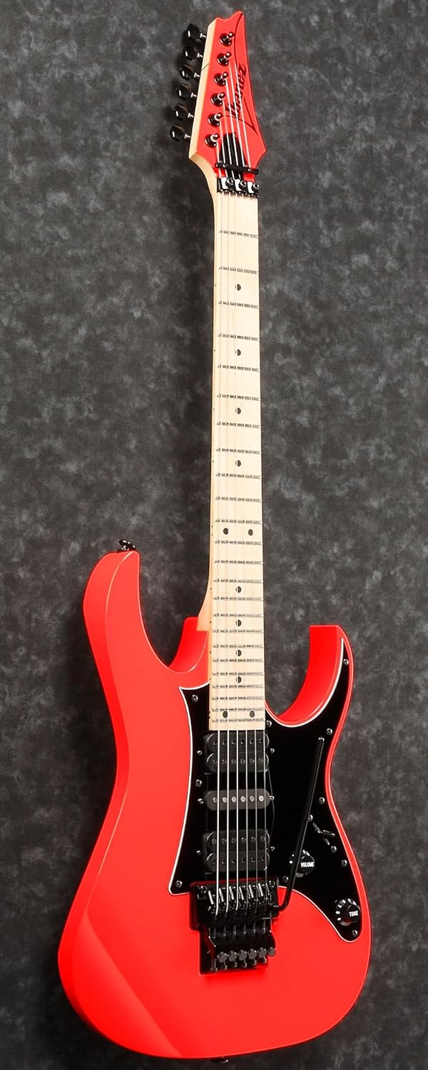 Ibanez RG550 RG Genesis Collection Electric Guitar - Road Flare Red Bundle with Gig Bag, Tuner, Strap, Cable, Austin Bazaar Instructional DVD, and Polishing Cloth