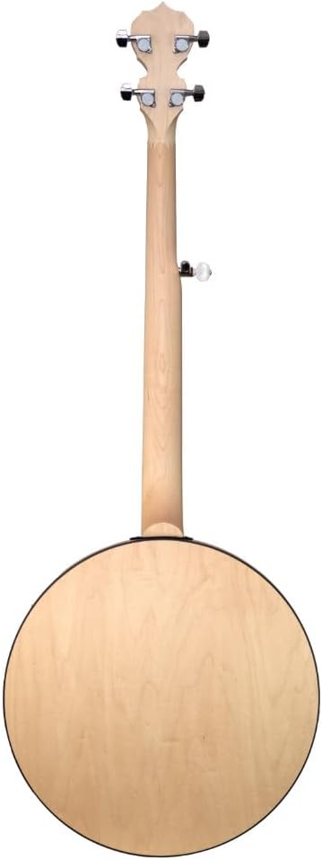 Deering Goodtime Two (2) LEFT HANDED 5-String Maple Resonator Bluegrass Banjo Bronze Powercoat Hardware, Art Deco Inlay with Instrument Alley Hard Case, Tuner, Picks, Bundle