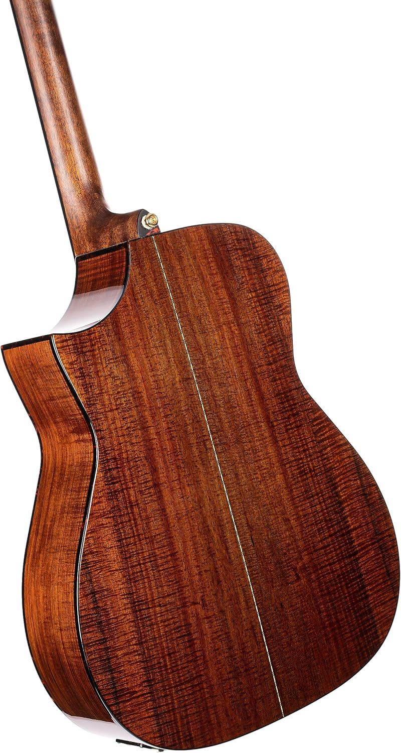 Cort 6 String Acoustic-Electric Guitar, Right, Natural Glossy, Full (LUXEII)