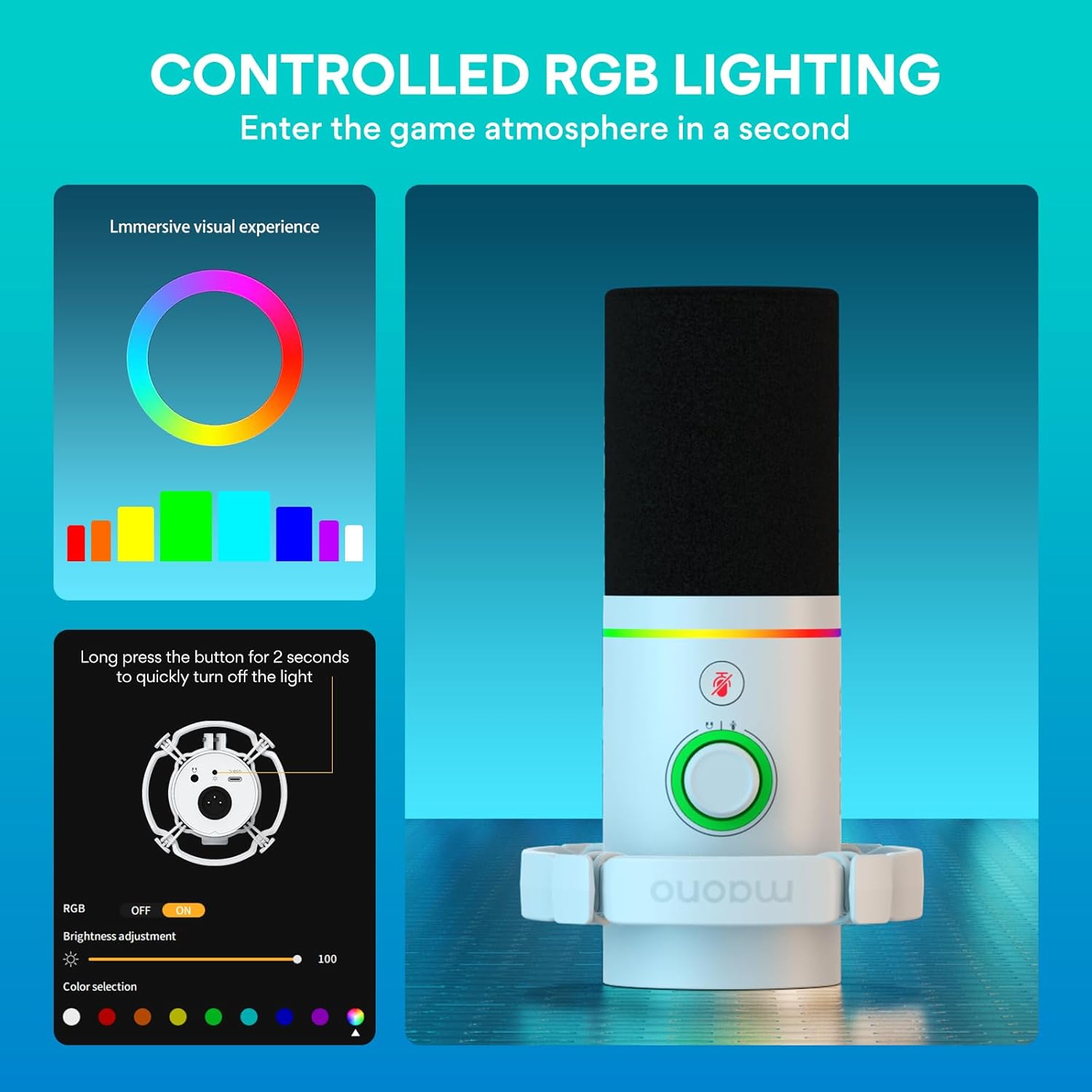 MAONO PD200X Dynamic Microphone with BA92 Boom Arm Bundle for Podcast, Studio, Streaming, Recording, Vocal