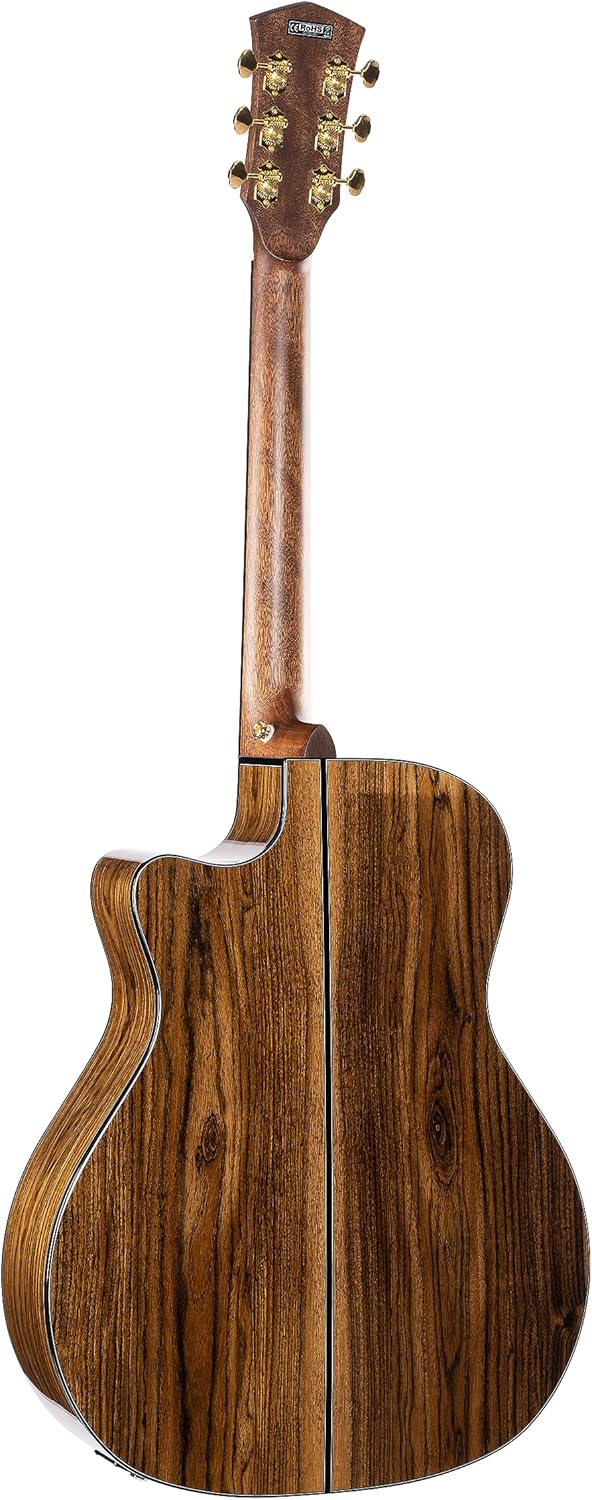 Cort Gold Series Acoustic-Electric Guitar, Natural Glossy (GOLDA6-BO)