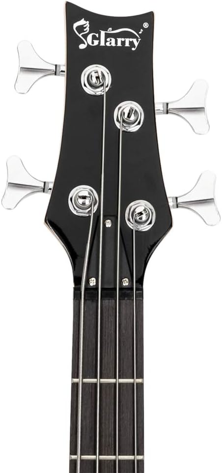 Full Size Electric Bass Guitar, Beginner Starter,Electric Guitar Beginner Kit, Full Size Electric Guitar 4 String for Starter, Electric Guitar, Beginner Guitar, GIB Electric Bass Guitar - Burlywood