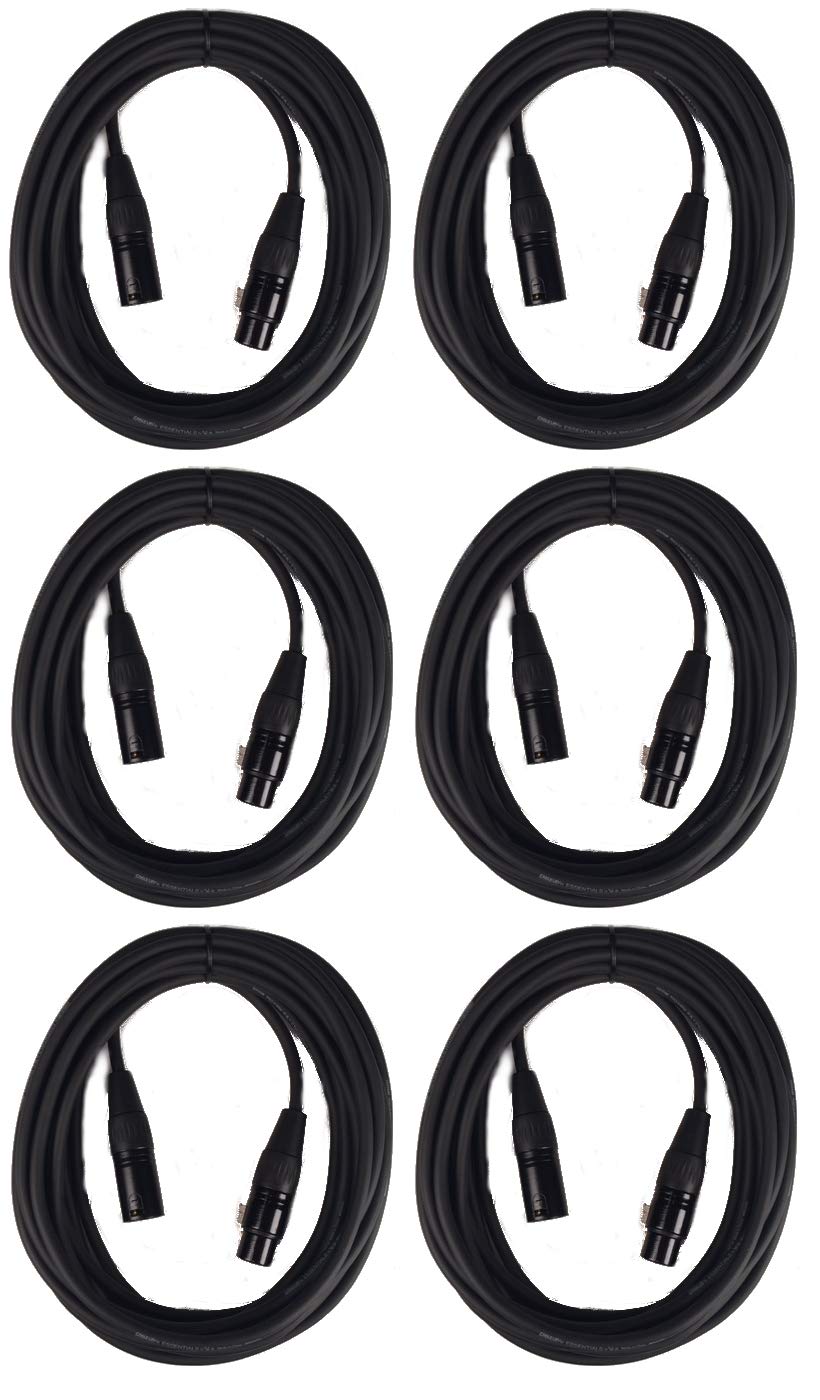 MIC-20-SIX-K - MIC-20 Bundle (6) Pack of MIC-20 XLR Microphone Cables