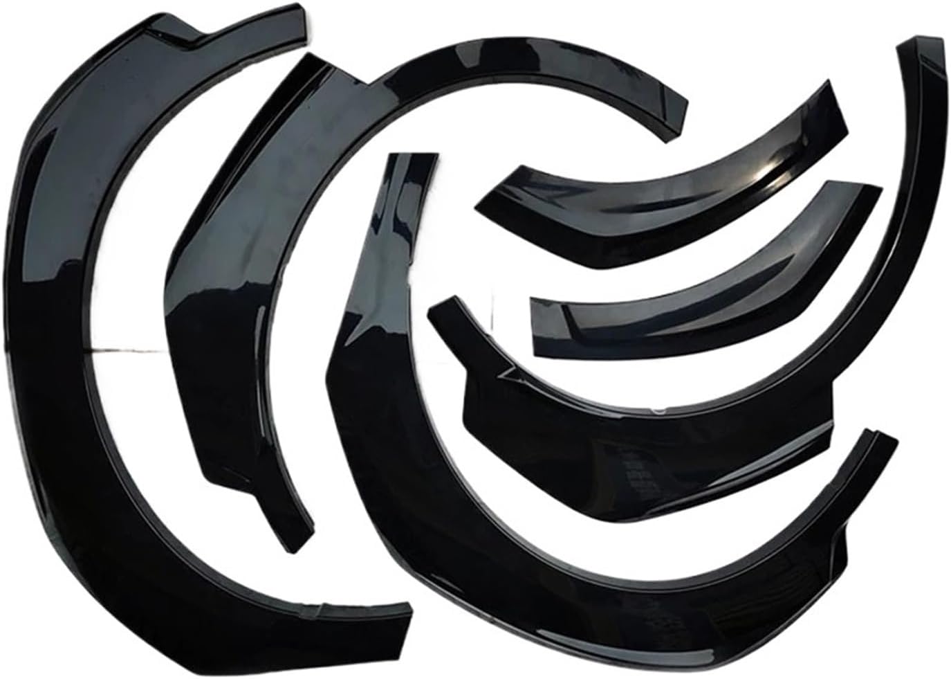 Compatible for Toyota Compatible for C-HR C/HR 2016-2022 Black Flexible Fender Flares Wheel Eyebrow Extension Arches Car Accessories