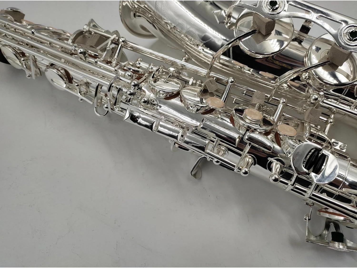 VBDEFRT Woodwind Instruments Alto Saxophone Silver Plated Eb E Professional Musical Instrument With Case