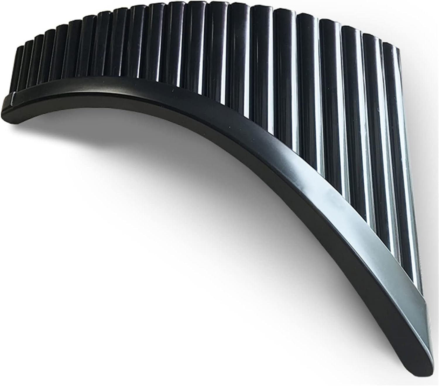 PanPipes Woodwind Instrument Right Hand ABS Plastic Pan Flute 22 Pipes G Key Pan Pipe Musical Instruments (Color : Black Left)