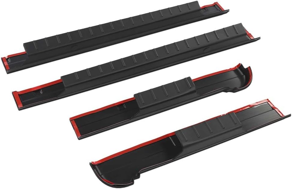 PIT66 Armor Rocker Panels Compatible with 2007-2013 Chevy Silverado 1500 Extended Cab