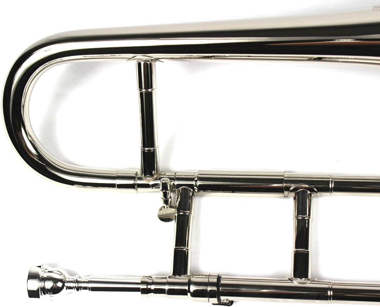 Diginex Nickel Plated Mini Bb Trombone with Case and Mouthpiece