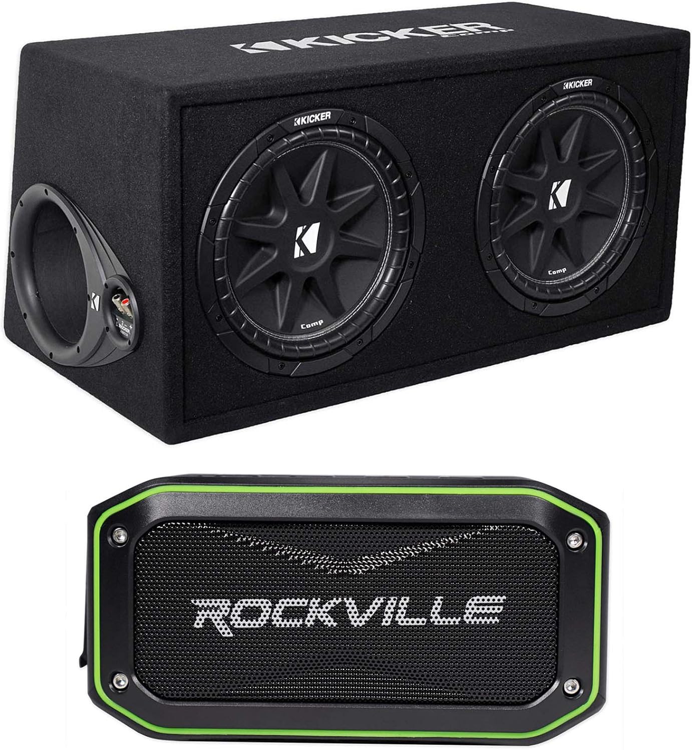 KICKER Audiosavings Bundle 43DC122 Comp Dual 12