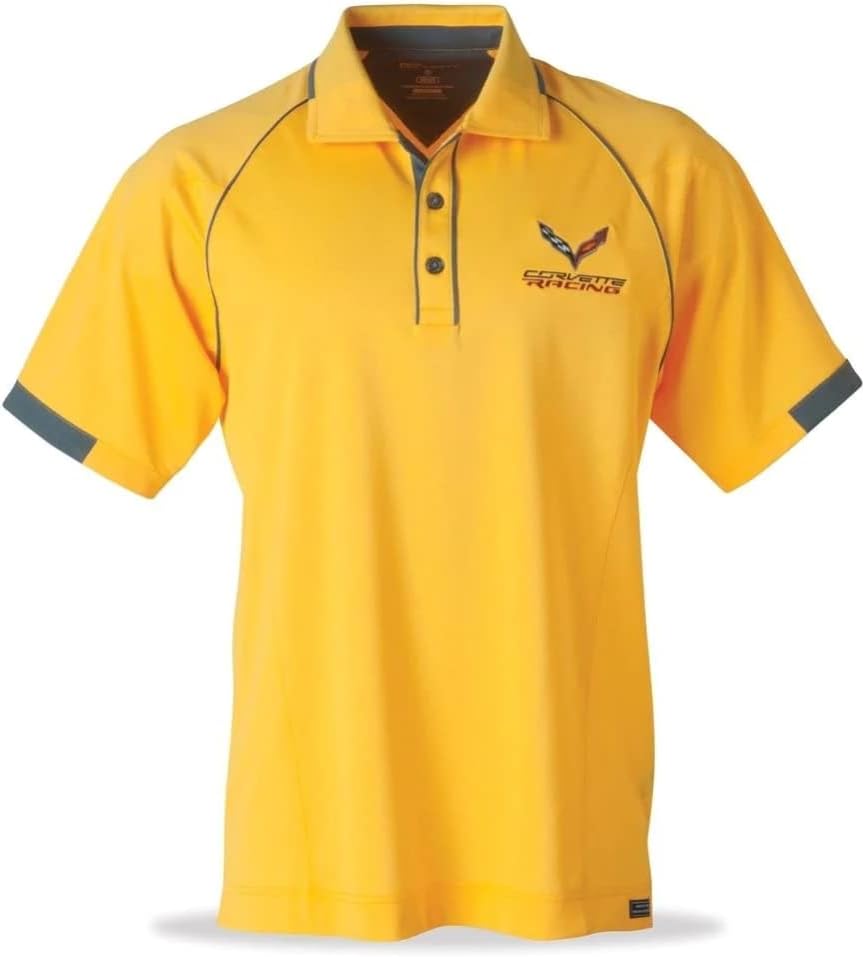 C7 Corvette Racing Aloha Snag Resistant Polo - Yellow : Stingray
