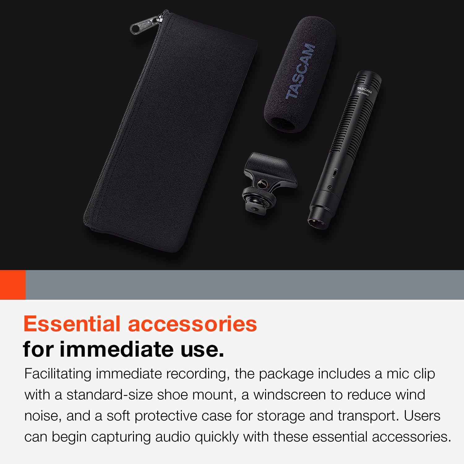 TASCAM TM-200SG Shotgun Microphone