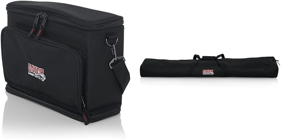 Gator Cases Wireless System and Speaker Stand Carry Bags - Holds BLX System, Mics, Body Packs, and 50
