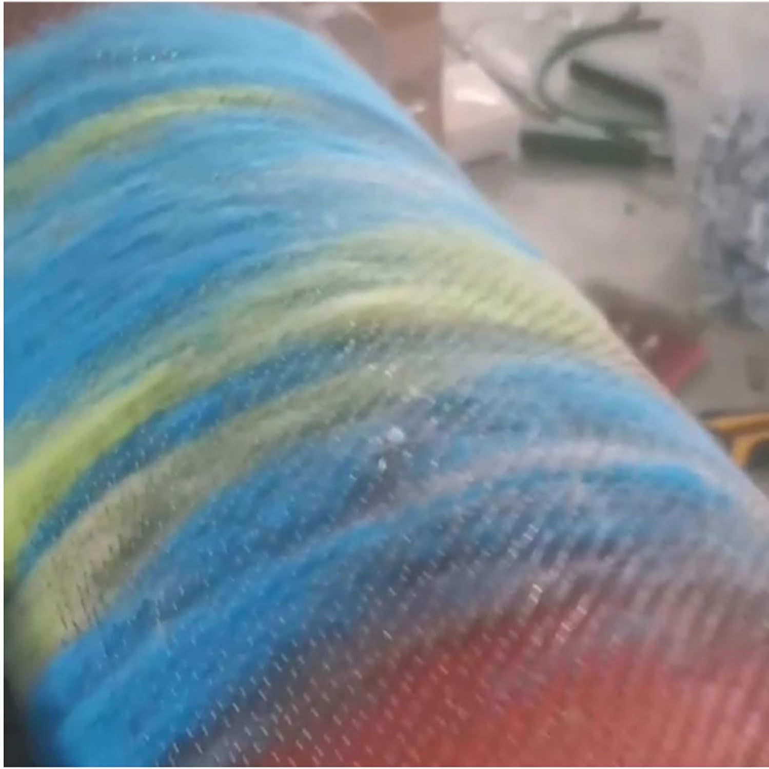 Manual Wool Drum Carder, Wool Fiber Carding Machine, DIY Wool Felt Machine, Wool Blending Board Carding Brush Set (16 inches)