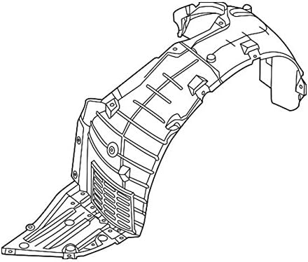 Genuine Nissan Parts - Protector-Front Fender,Rh (63840-9HS0A)