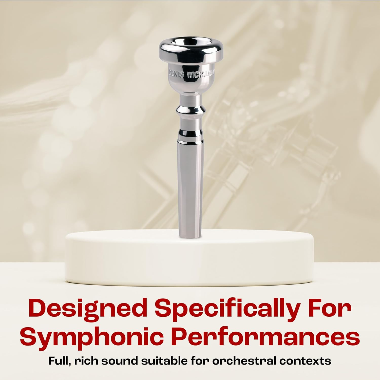 Denis Wick American Classic Trumpet Mouthpiece SIlver Plated -7C