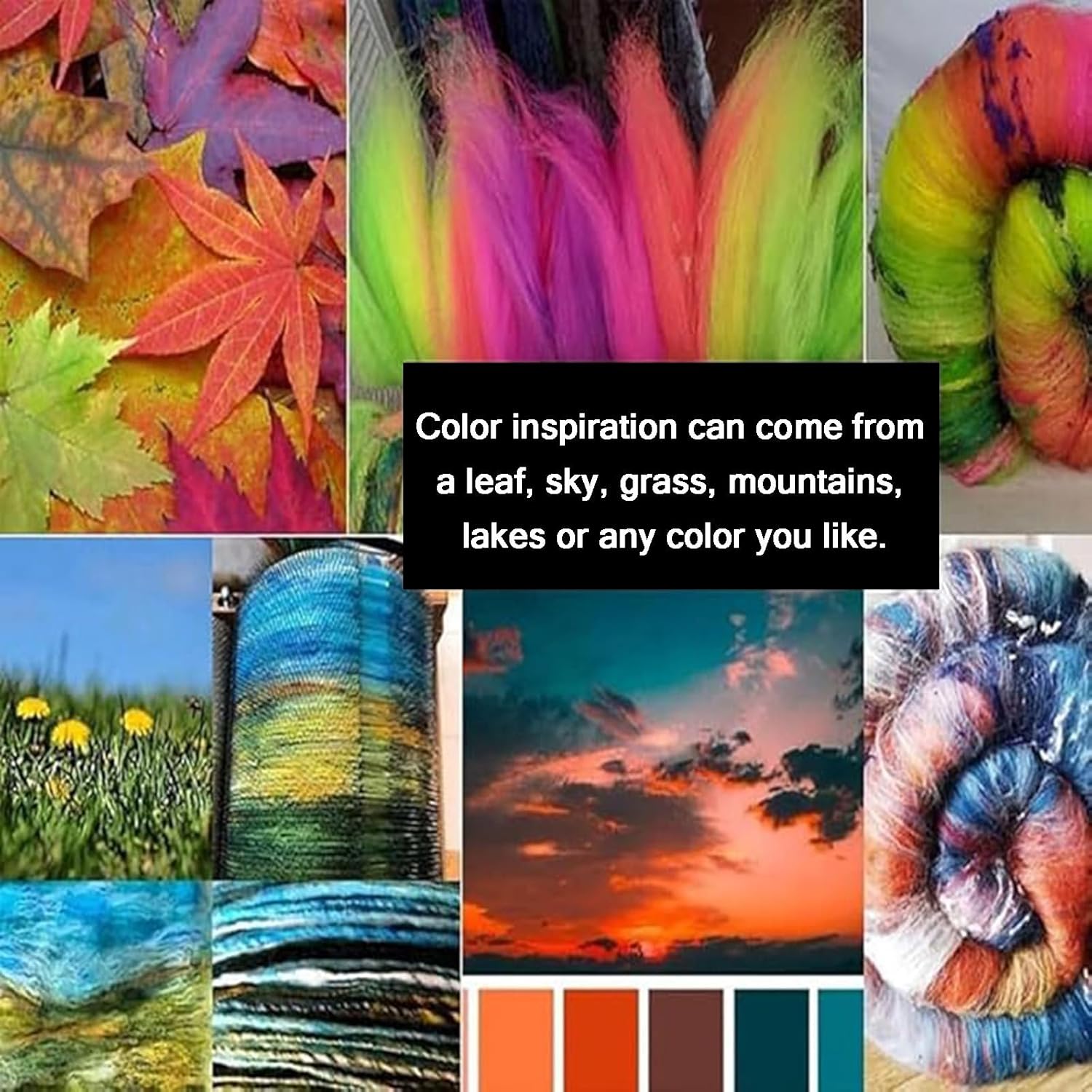 Wool Fiber Drum Carding Machine, Manual Wool Combing Machine, Sheep Fleece Drum Carder, Fast Color Mixing, Combing, Spinning, for DIY Craft Make Felt Animals