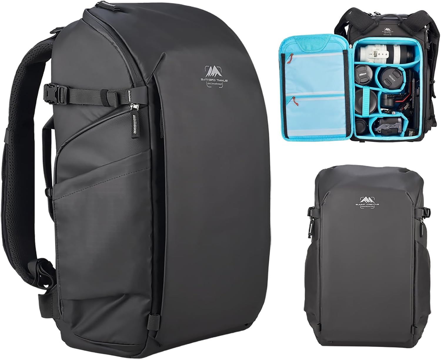 26L Water-Resistant Camera Backpack for DSLR & Mirrorless Cameras – Travel-Friendly Photography Bag with Lens, Tripod, and 16