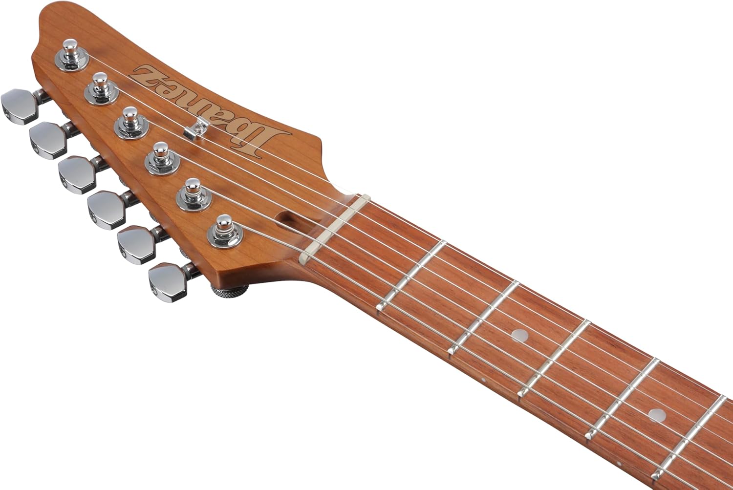 Ibanez AZ22S1F Standard 6-String Right-Handed Electric Guitar with Roasted Maple Neck and Jatoba Fretboard (Transparent Black Sunburst)