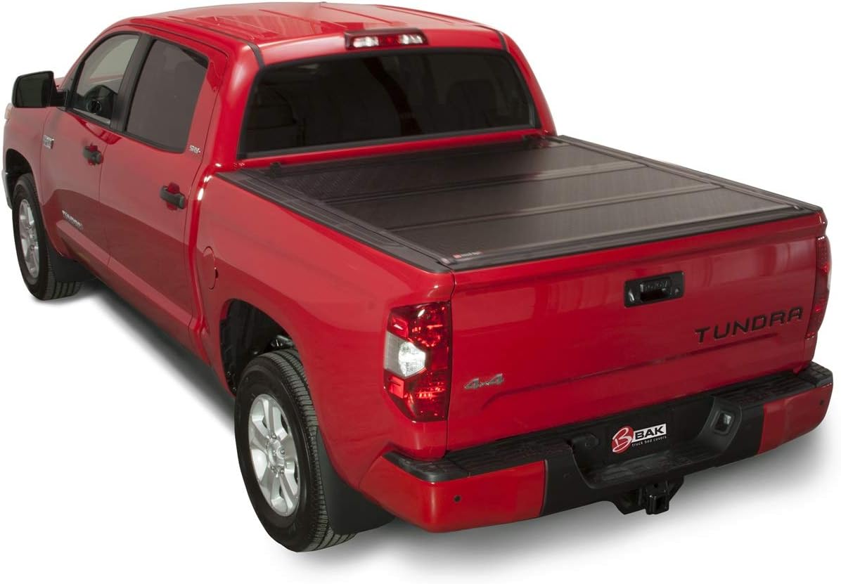 Bak Industries - 1126447 - BAK Industries 1126447 BAKFlip FiberMax Hard Folding Truck Bed Cover Fits Compatible with/Replacement for Tacoma