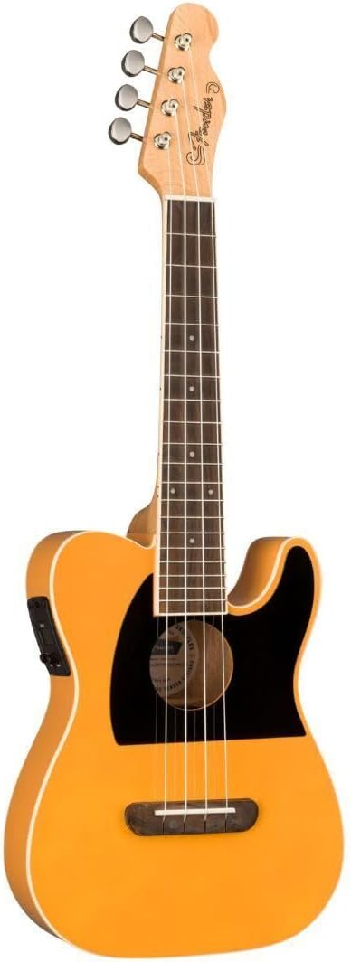 Fender Fullerton Tele Concert Ukulele, Butterscotch Blonde 28.1 x 11.1 x 3.6 inches