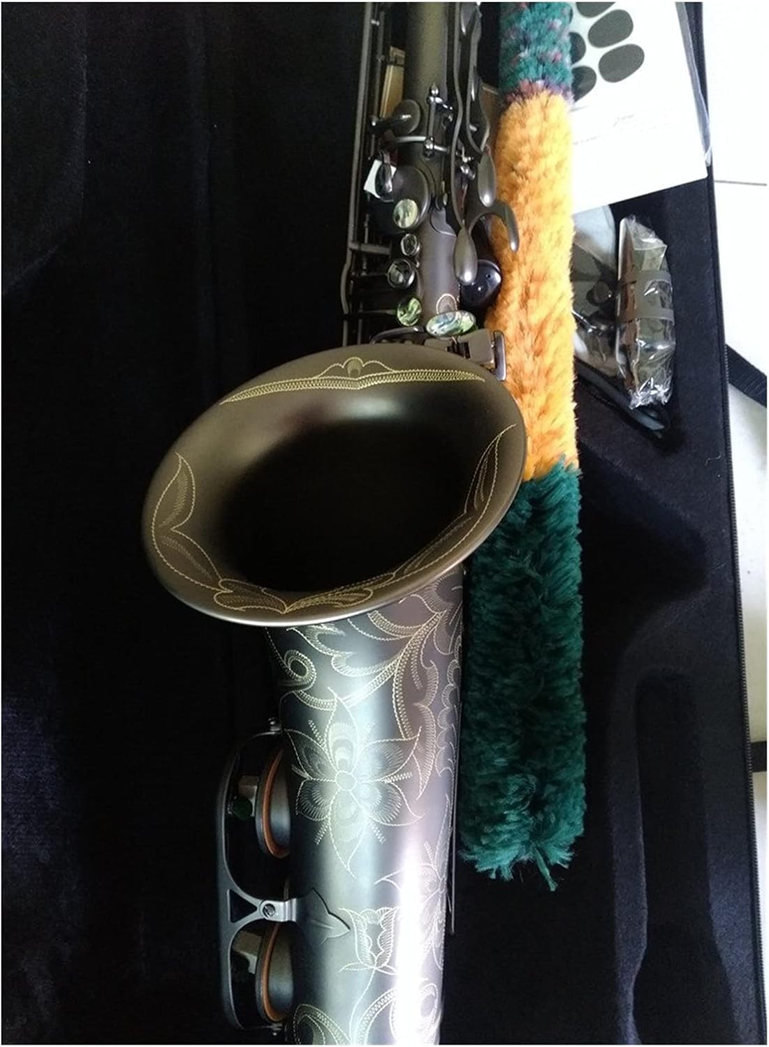 Tenor Saxophone Black Matte Sax Professional Musical Instrument Playing with Case Mouthpiece Student Saxophone