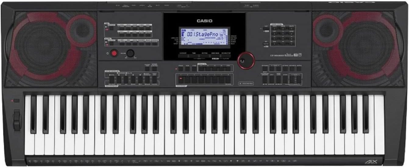 Casio CT-X5000 – 61-Key Flagship Arranger Keyboard | 800 Tones, 235 Rhythms, Editable DSP Effects, 17-Track Recorder, 30W Speakers, Mic & Line Outs, USB MIDI, Phrase Pads | Pro Performance