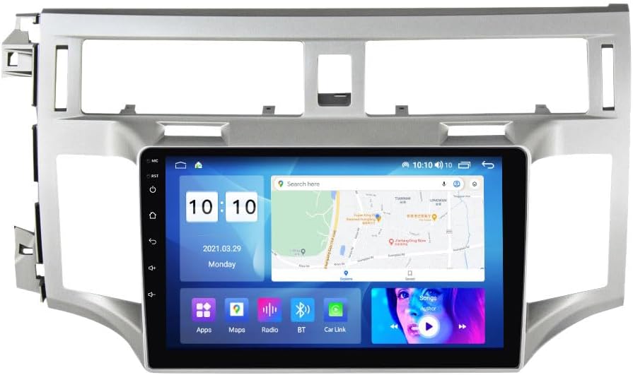 Android Car Stereo for Toyota Avalon 2005-2010,9 inch IPS Touchscreen with Upgrade Wireless CarPlay & Android Auto,WiFi/GPS,Support SWC and Subwoofer,8-Core 8G+256G