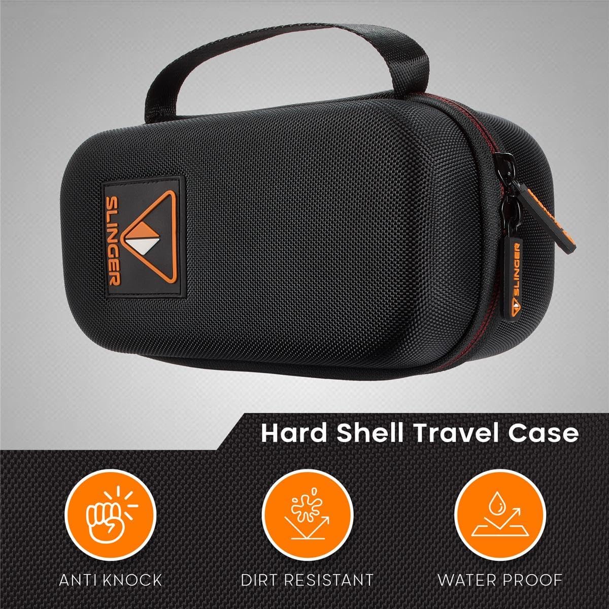 Bose SoundLink Flex Bluetooth Speaker, Portable with Microphone, Wireless Waterproof Speaker for Travel, Outdoor and Pool Use with Slinger Hard Travel Case & USB Plug (Black)