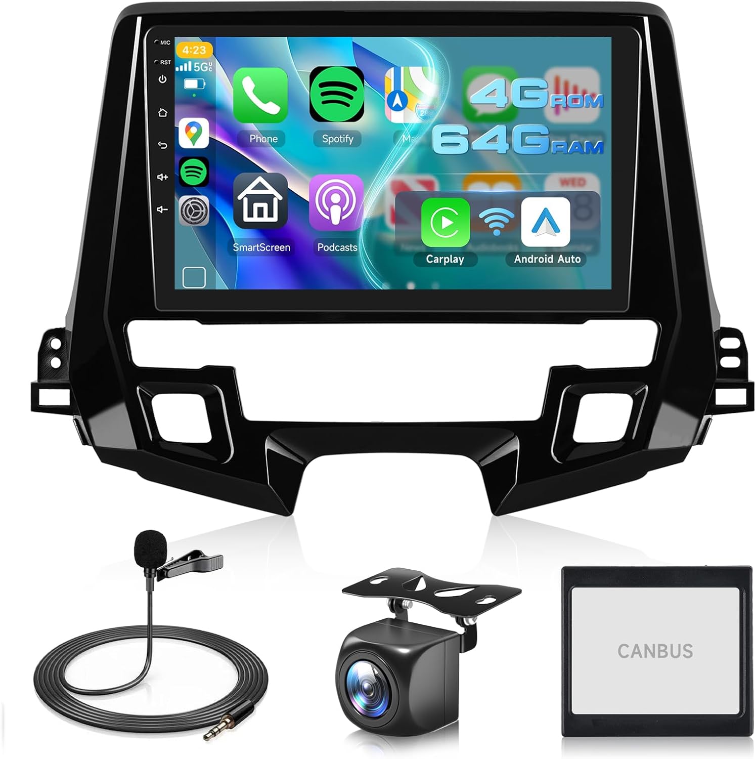 4G+64G Android Stereo for Honda Odyssey 2018-2020 Radio Upgrade 9 Inch IPS Touch Screen Head Unit, Driauto Car Stereo with Wireless Carplay Android Auto GPS WiFi DSP Bluetooth FM RDS Backup Camera