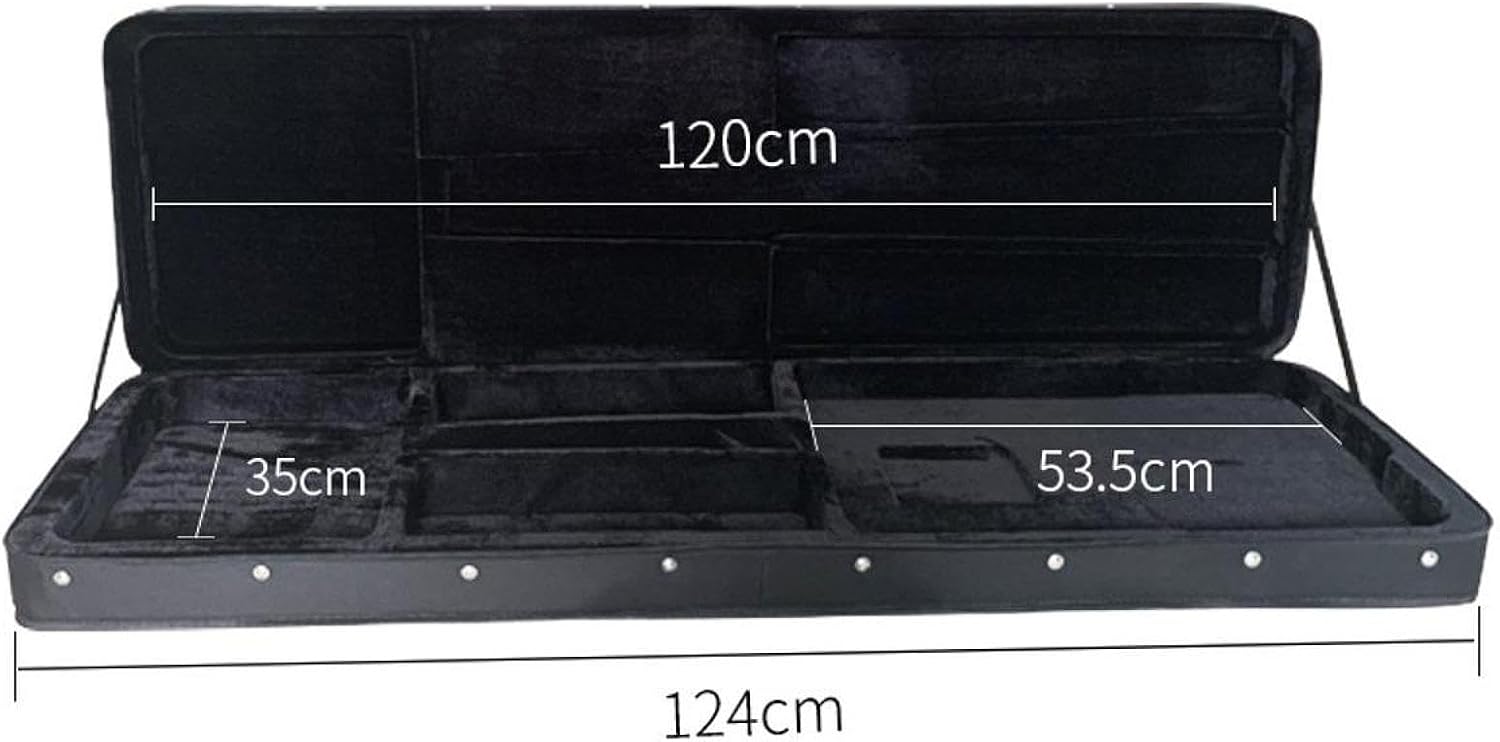 Bass Guitar Case Electric Guitar Case Lightweight Portable Thick Padding Handheld Professional Carrying Case Foam Case