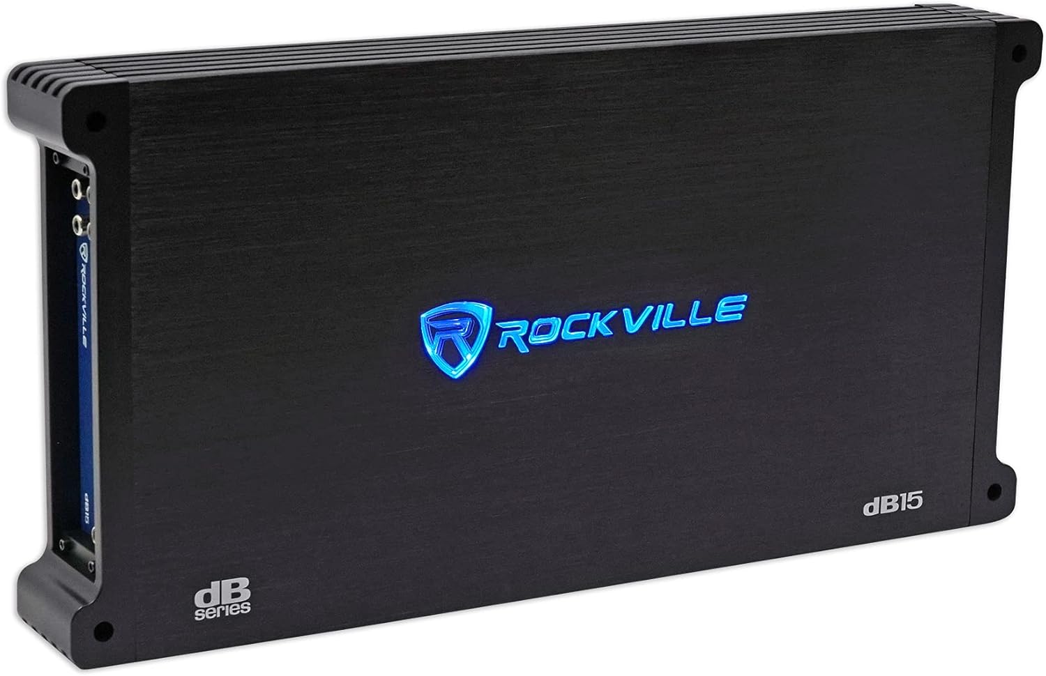 Rockville dB15 Mono Car Amplifier, 6000W, Class-D, Dyno-Certified, Subsonic Filter, EQ, Crossover, Bass Remote, Perfect for Subwoofers, and Car Audio