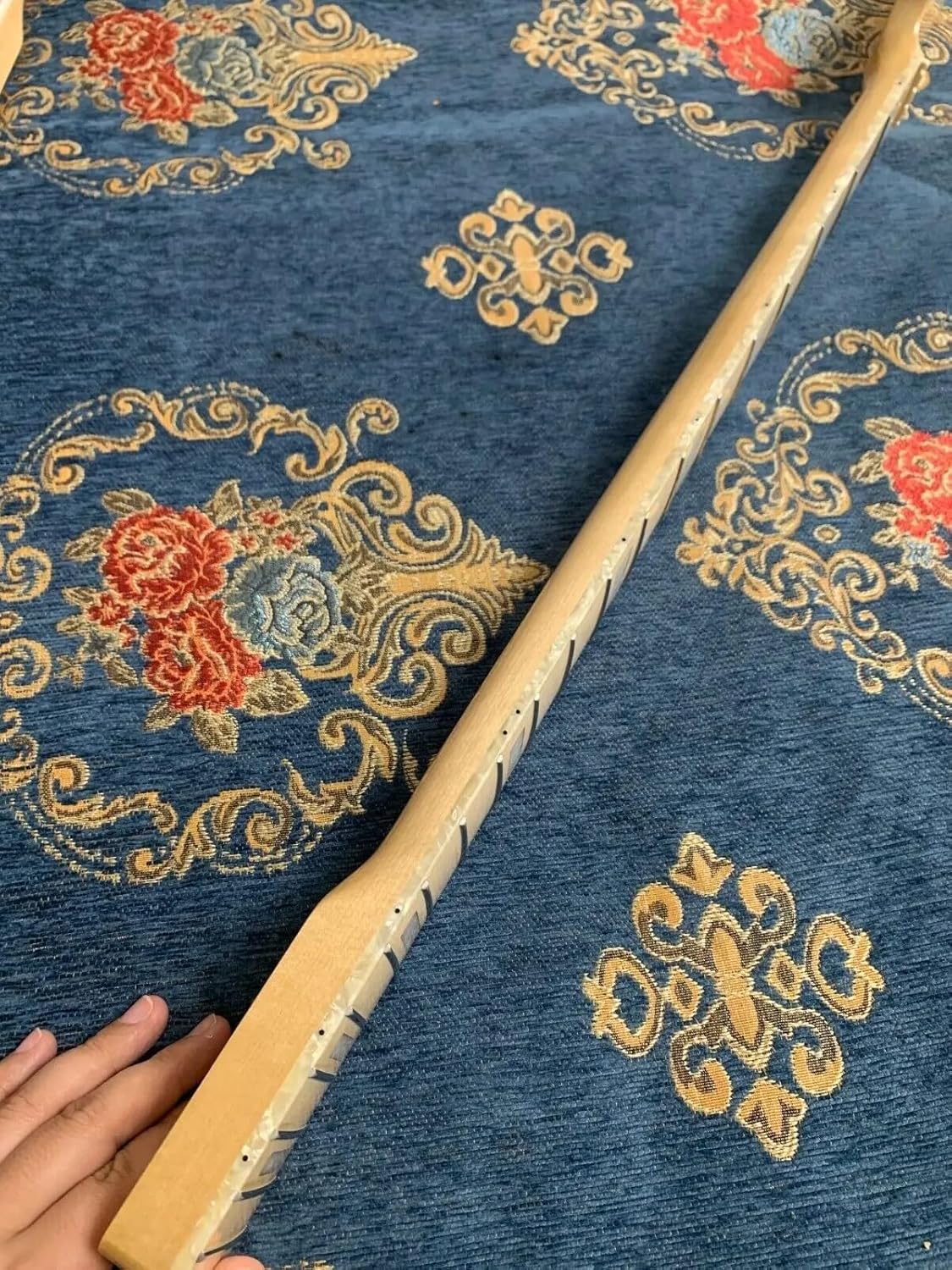 34Inch 20Fret JAZZ BASS Neck Canada Maple Glossy Paint Classic Inlay Durable Replacement For DIY&Upgrade