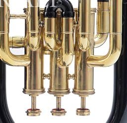 Euphonium Black + Brass Bb 3 valve | Collectible Gift, Perfect for Christmas & Holiday Gifting