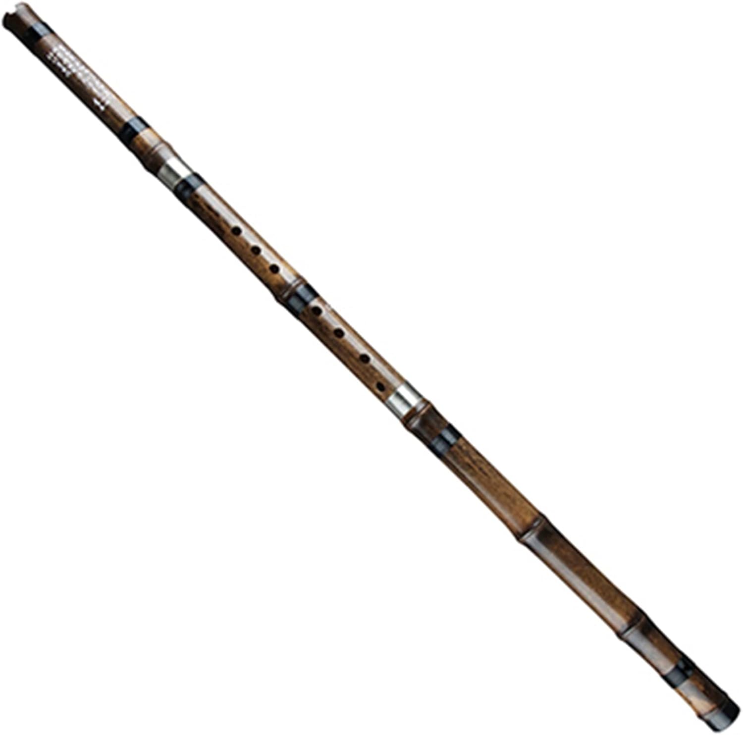 Chinese Bamboo Flute Student G/F Key Chinese Bamboo Flute Xiao Woodwind Three Sections Vertical Traditional Musical Instrument (Color : F Key)