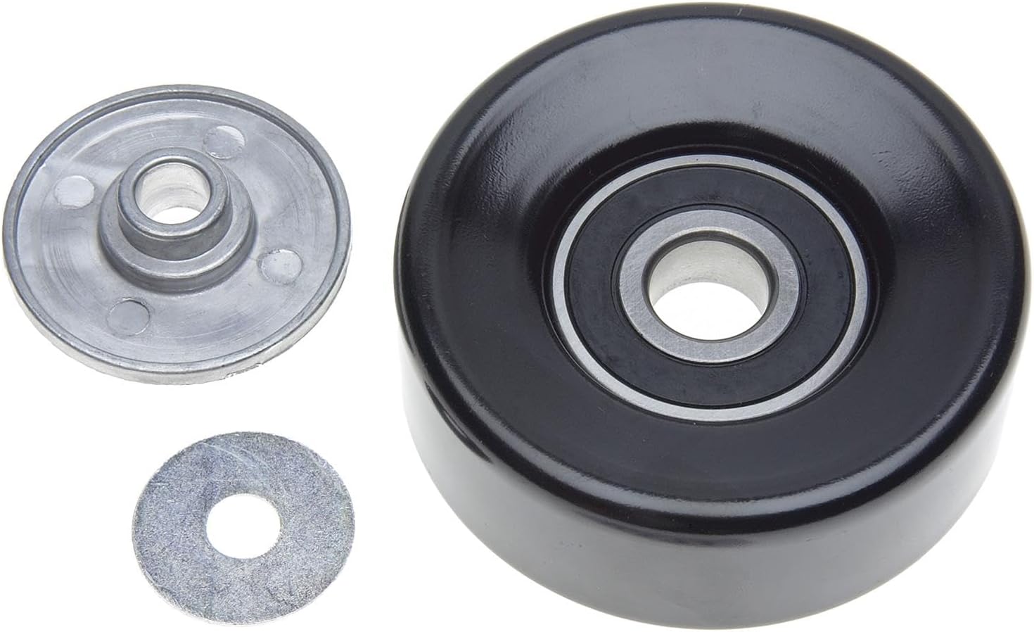ACDelco Gold 36272 (19188081) Idler Pulley with 10 mm Bushing and 10 mm I.D. Washer