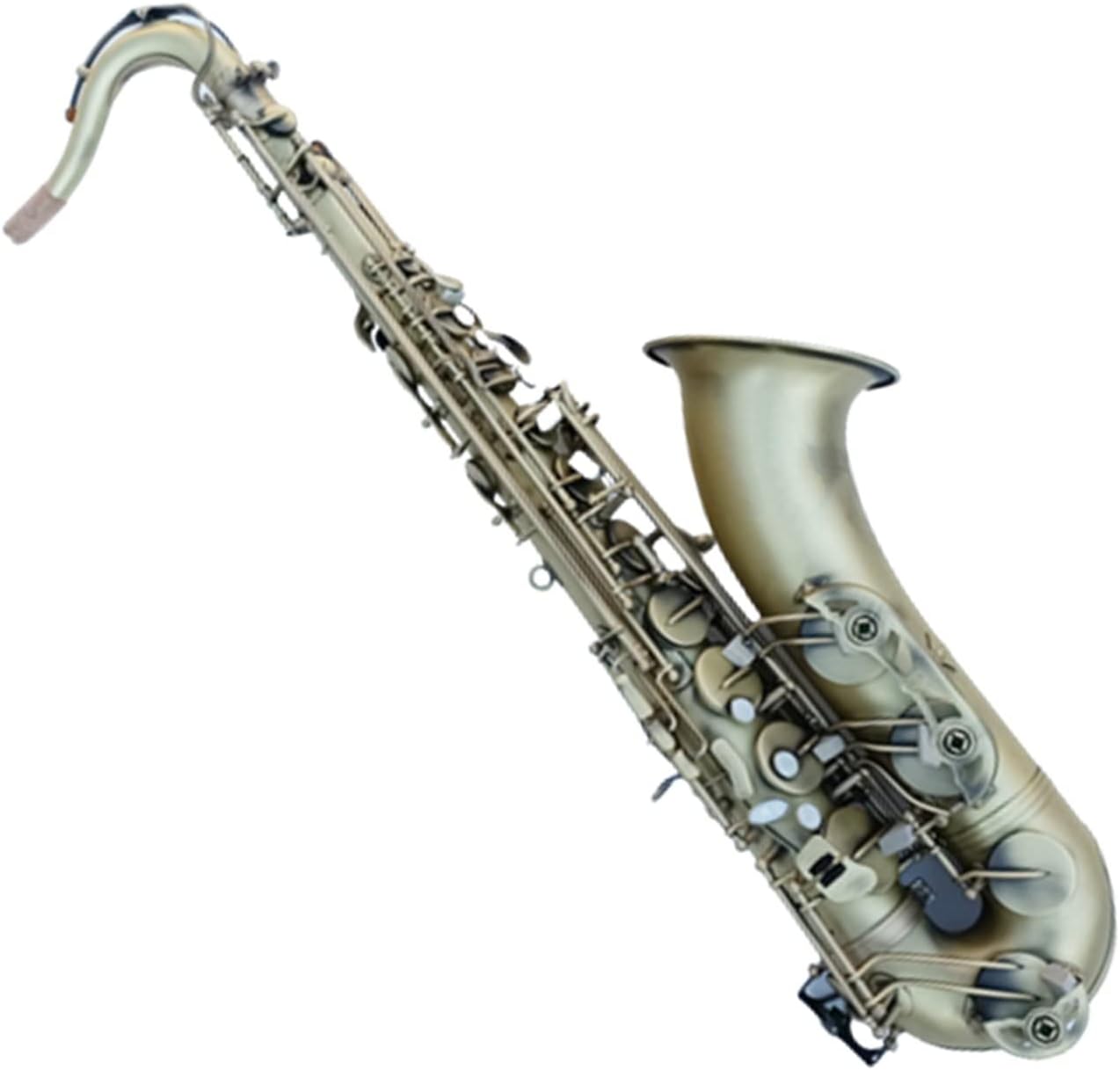 Tenor Saxophone Antique Copper B Flat Woodwind Instrument with Case Mouthpiece Reeds Neck