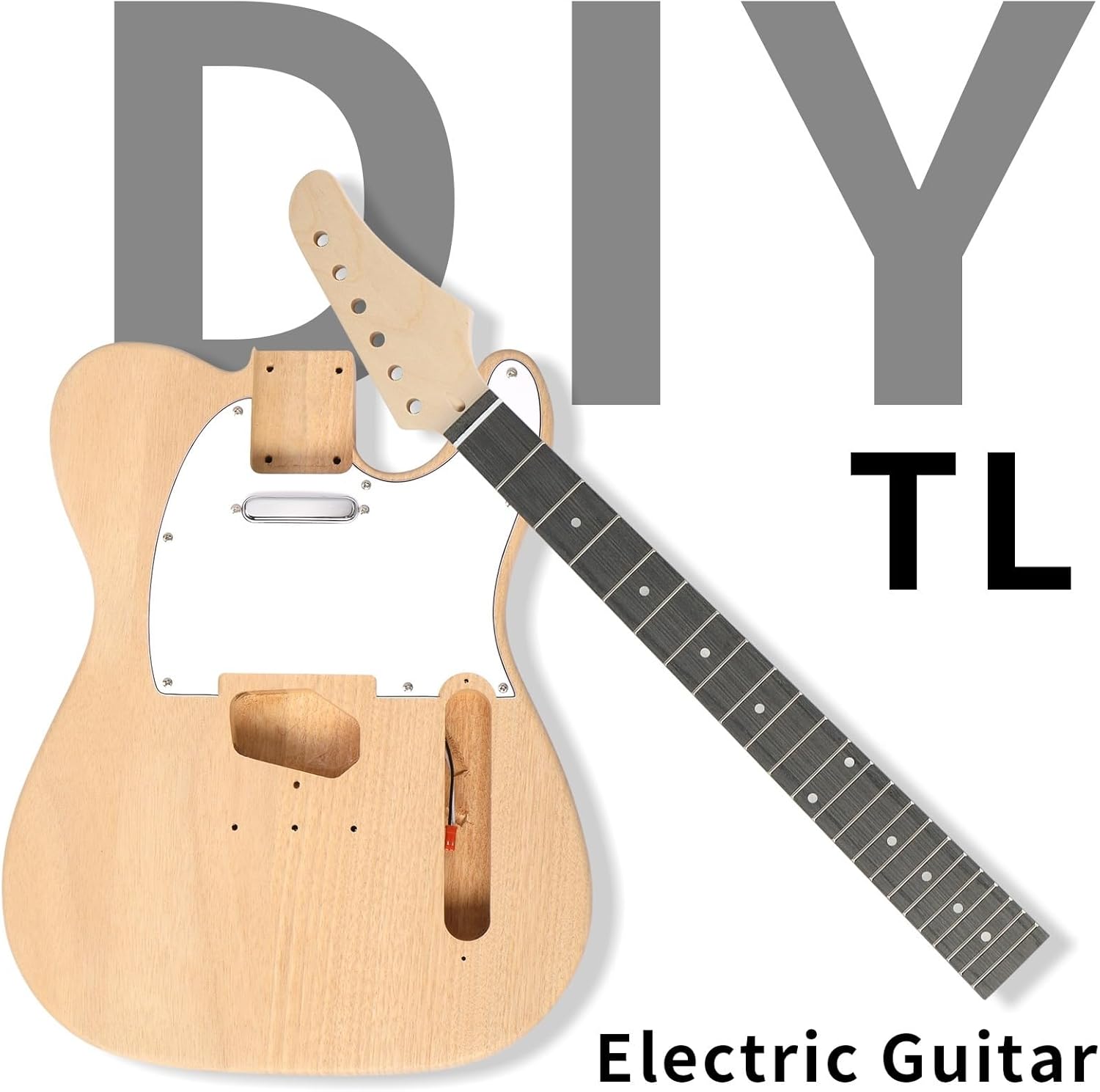 DIY TL single pickup peach blossom core guitar body TL electric guitar