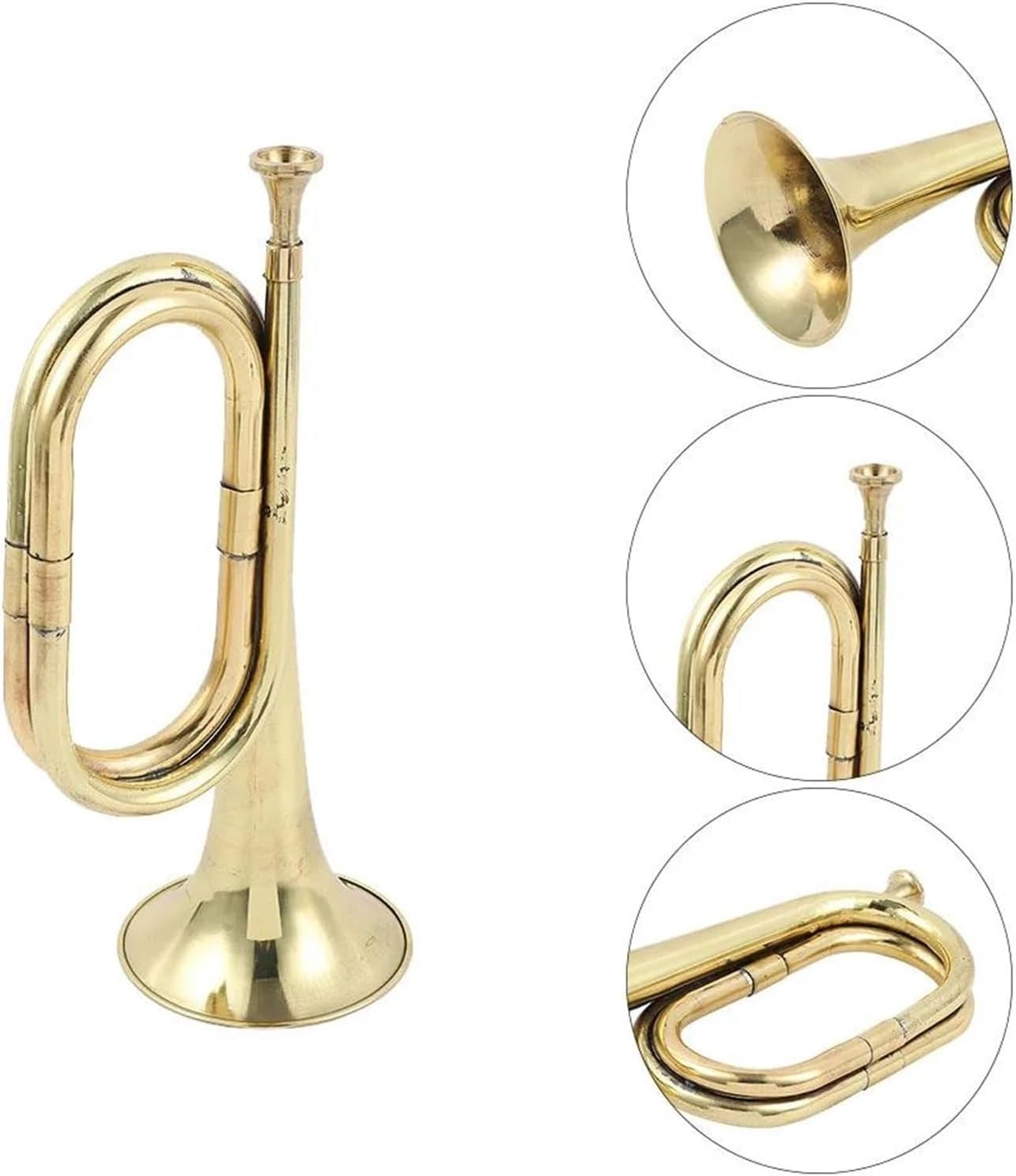 Trumpet Set Trumpet Instrument French Portable Traditional Wind Musical Instrument Copper Alloy Trumpets Bugle For Beginners