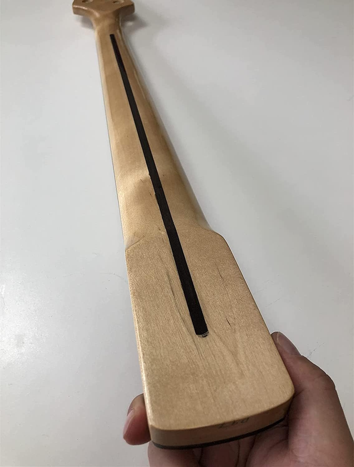 Gloss 5 String Electric bass guitar neck 20 fret 34 inches Maple fingerboard Black Block Inlay