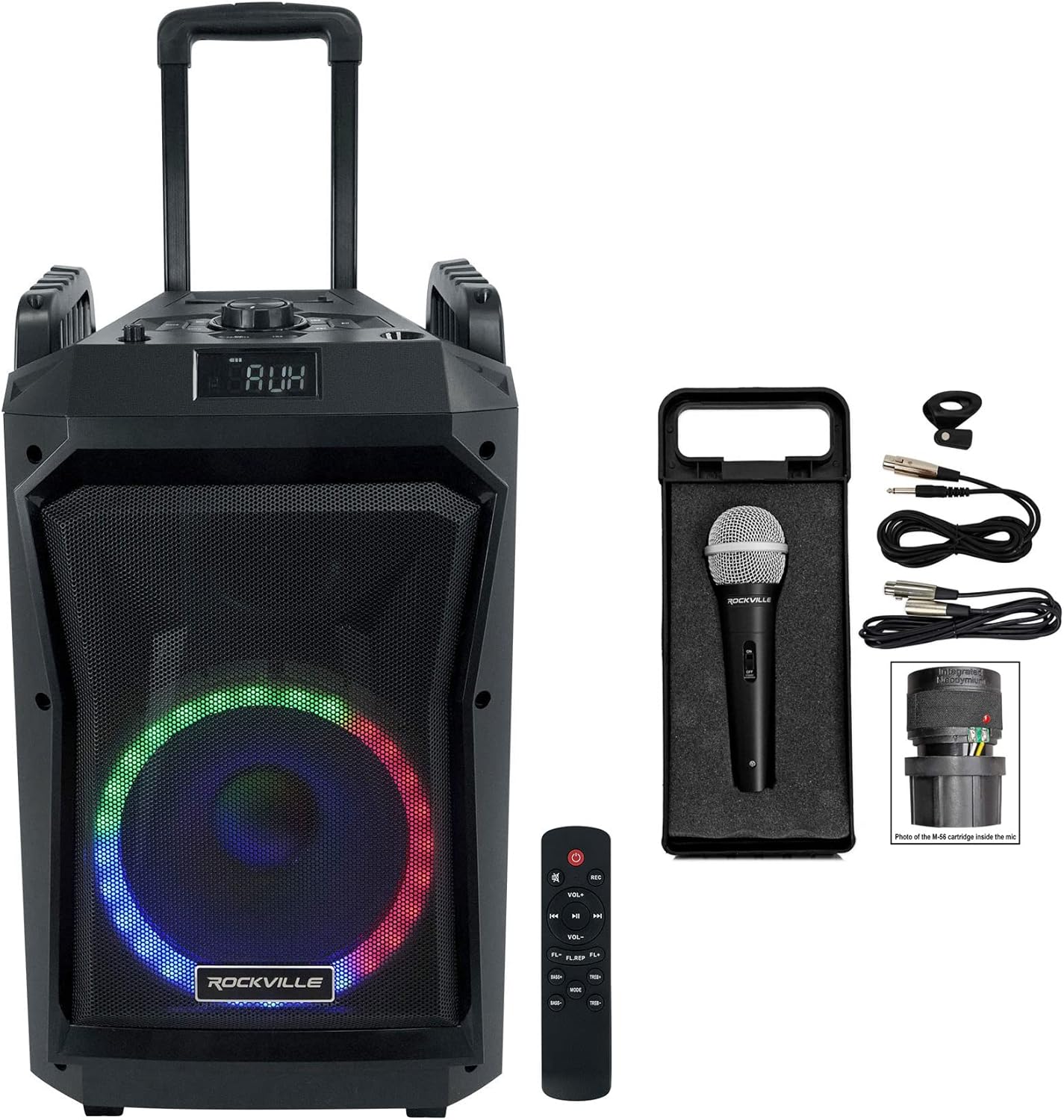 Rockville Karaoke System Bundle: ROCKNGO 800 10