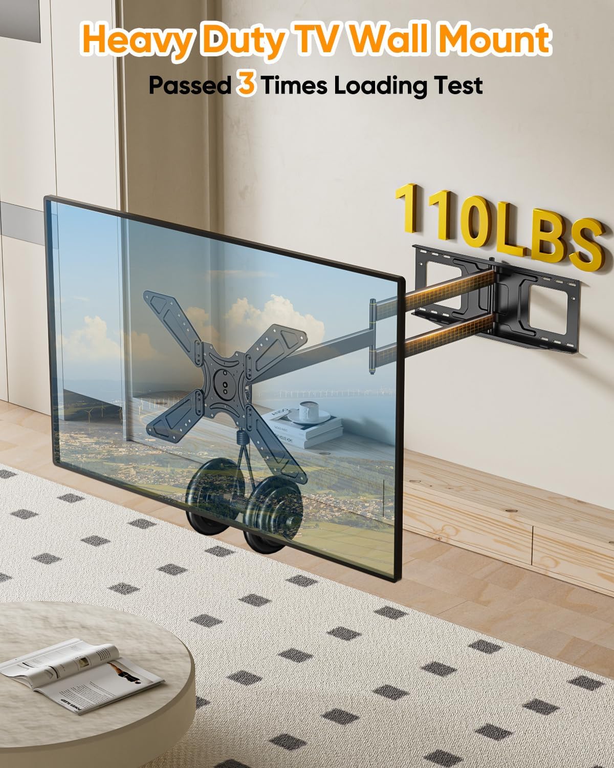 FORGING MOUNT Long Arm TV Wall Mount with 48.03