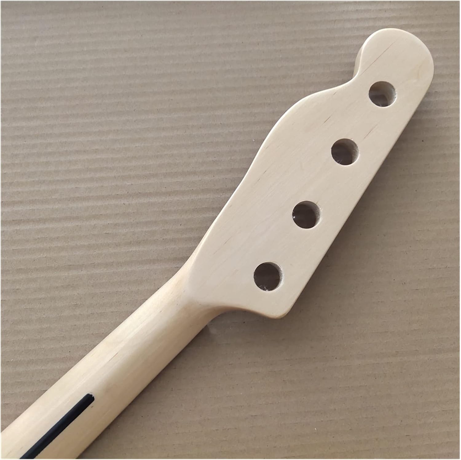 Fretless Bass Guitar Neck 20 Fret 4 String Maple Fingerboard Vine Inlay Gloss for TL Electreic Bass Neck Guitar ​Neck Replacement