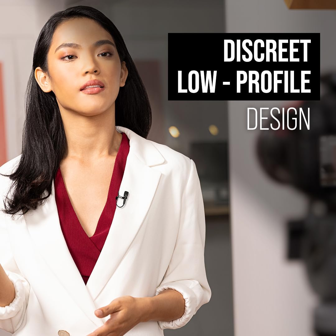 RØDE Lavalier II Premium Ultra-Low-Profile Lavalier/Lapel Microphone for Broadcast, Filmmaking, Content Creation, Location and Studio Voice Recording