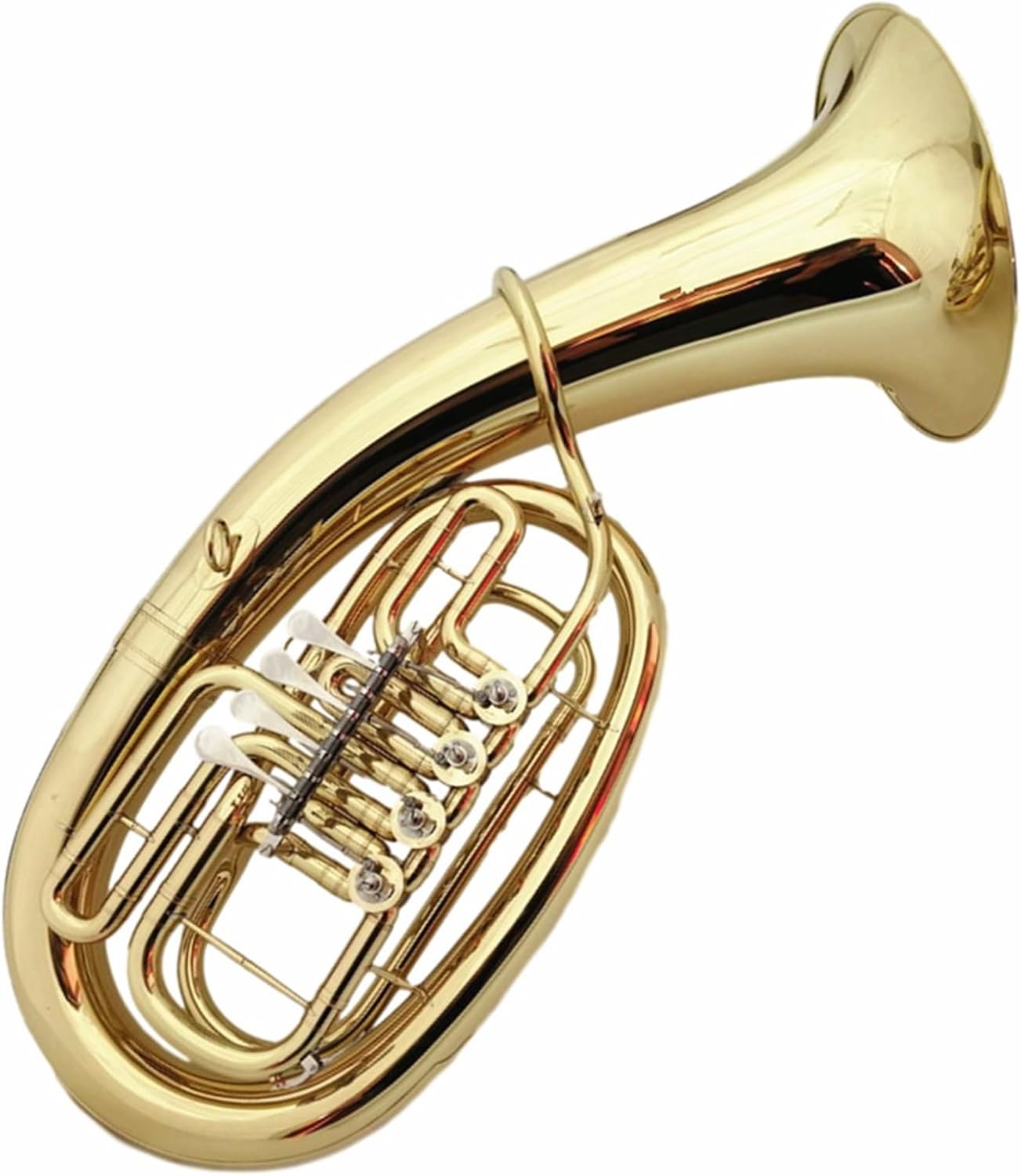 Beginner euphonium Four Flat Keys Upper Bass Tuba Instrument Brass Beginner B Flat Golden Band