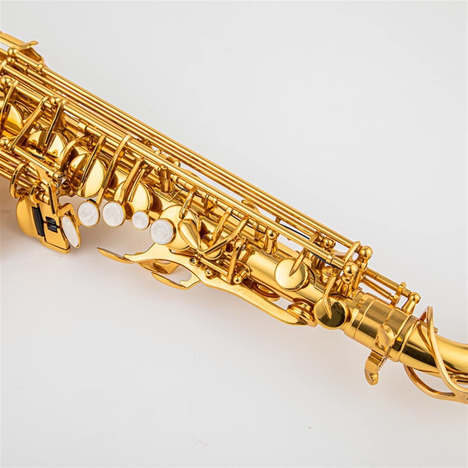 Professional Alto E Flat Saxophone Gold Alto Saxophone Woodwind Instrument with Band Mouth Piece Reed
