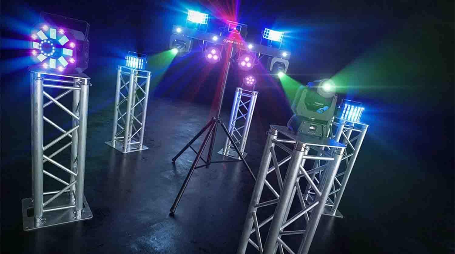 Low-profile, high-output tri-color (RGB) LED Par compatible with ILS