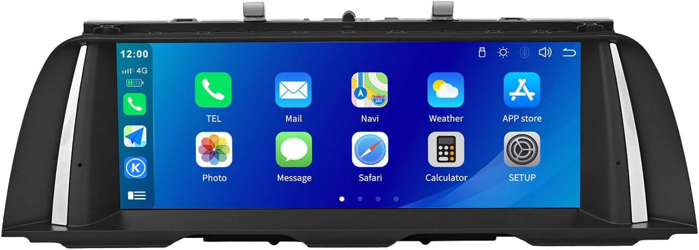 10.25 Inch Touchscreen Wireless CarPlay Android Auto for BMW 5 Series F10 F11 2012-2017 with NBT System Car Audio Receiver Support Mirrorlink