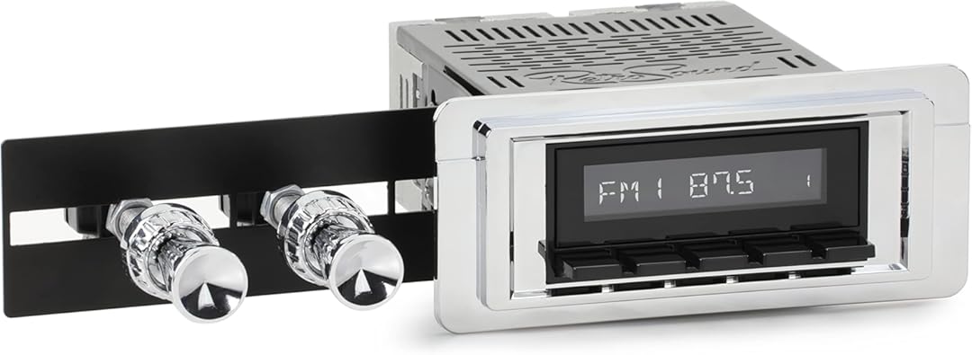 RetroRadio Compatible with 1957-68 Cadillac Eldorado Features Include Bluetooth, USB, AM/FM HB-M2-105-251-09-74CA5