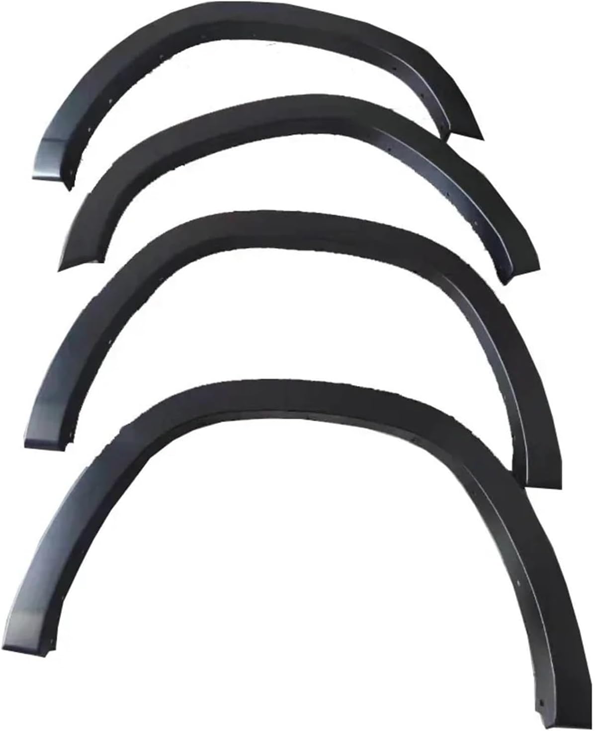 Car Wide Trim Wheel Eyebrow Compatible for Dodge R/AM 1500 Fender Flare 2019 Strip Fender Flares Wheel Arches Auto Part Accessory